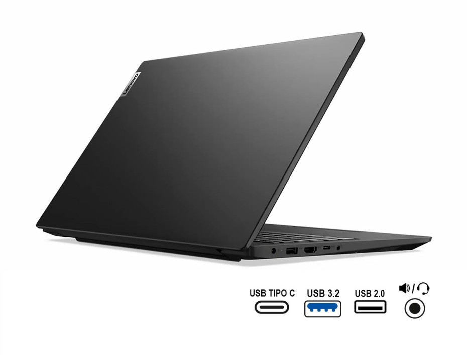 LAPTOP LENOVO RYZEN 7 5700U  V15 ALC, PANTALLA 15 PULGADAS FHD TN, RAM 8GB, SSD 256GB, DISCO DURO 1TB, WINDOWS FREE (82KD006QLM)