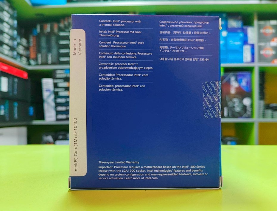 Procesador Intel Core I5 10400 2.9ghz Hasta 4.30ghz 12mb (bx8070110400) Lga 1200, 6 Nucleos, C/ Grafica Uhd 630