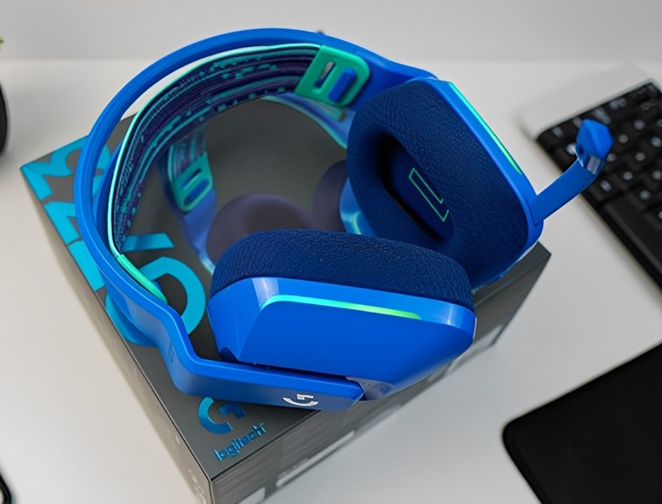 Auricular Inalambrico Logitech Lightspeed Rgb G733 Gaming (981-000942) Con Microfono, Azul