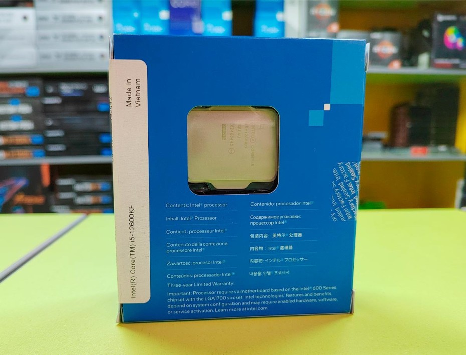 Procesador Intel Core I5 12600kf 3.7ghz Hasta 4.9ghz 20mb (bx8071512600kf) Lga 1700, 10 Nucleos, S/ Cooler