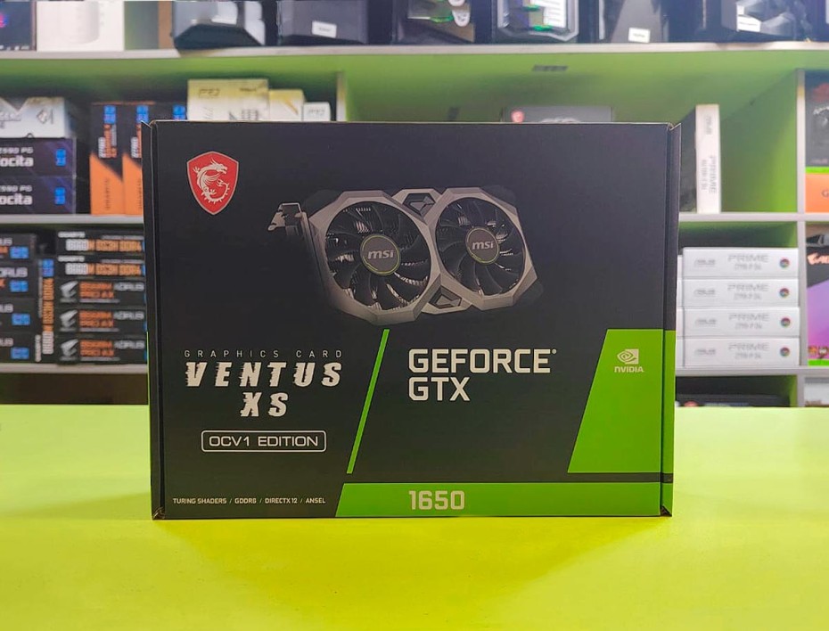 Tarjeta De Video Msi Gtx 1650 Ventus Xs Oc V1 4gb Gddr6 (912-v809-4264) Geforce Nvidia 128 Bits, 2 Ventiladores