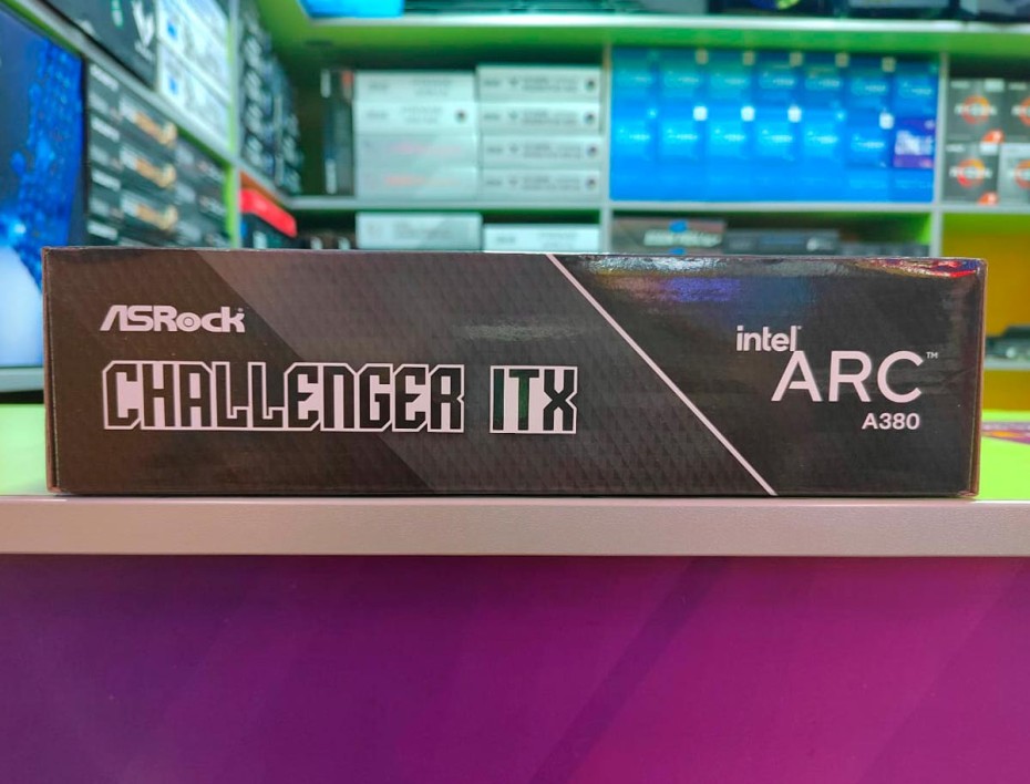 Tarjeta De Video Asrock Arc A380 Challenger Itx Oc 6gb Gddr6 (a380 Cli 6g) Intel 96 Bits, 1 Ventilador