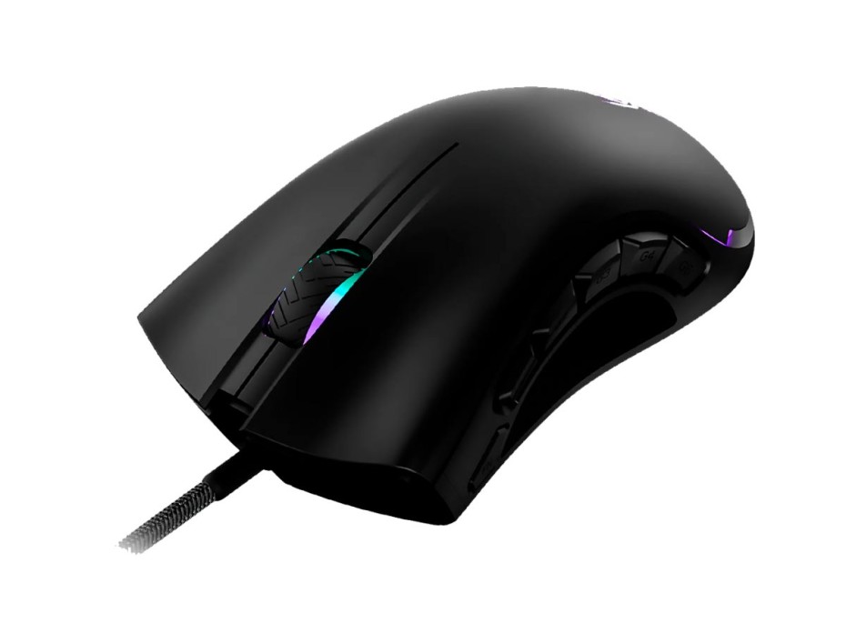 Mouse Vsg Cyborg Gaming (vg-m880) Hasta 5000 Dpi, 9 Botones, Rgb, Negro