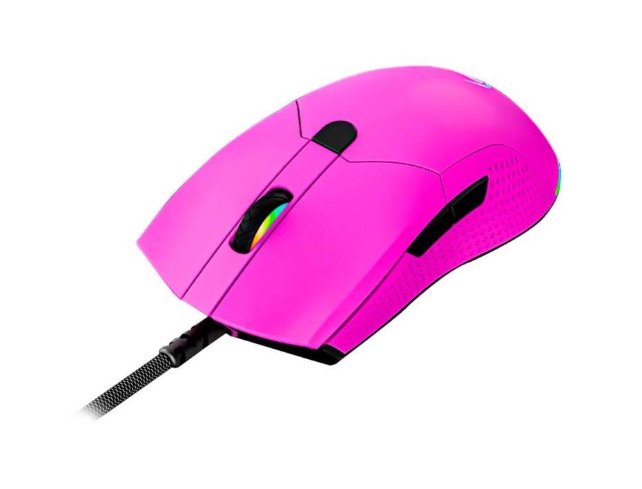 Mouse Vsg Aurora Purpura Gaming (vg-m430-pau) Hasta 7200 Dpi, 6 Botones, Rgb, Purpura