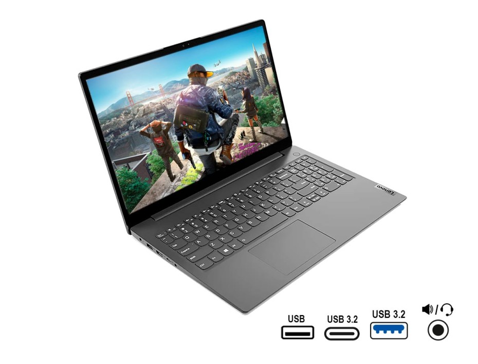 LAPTOP LENOVO CORE I7-1255U V15 G3 IAP (82TT00D0LM) PANTALLA 15.6" FHD | RAM 16GB | SSD 512GB | WINDOWS FREE | US.| 12GEN.