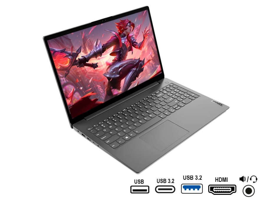 LAPTOP LENOVO CORE I7 1255G7 V15 G3 IAP, PANTALLA 15.6 PULGADAS FHD TN, RAM 8GB, DISCO SOLIDO SSD 512GB, WINDOWS FREE (82TT00D1LM)