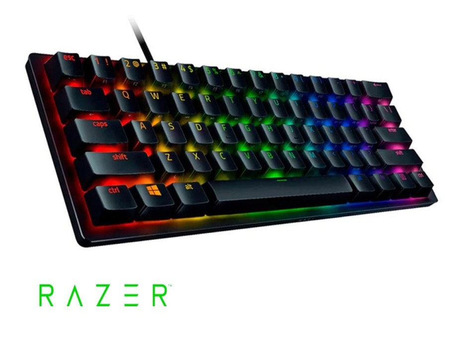 Teclado Gamer Razer Huntsman (rz03-03392900-r311) Switch Purple, Negro