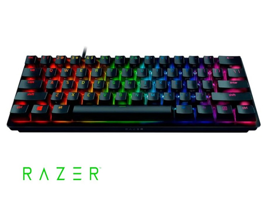 Teclado Gamer Razer Huntsman (rz03-03392900-r311) Switch Purple, Negro