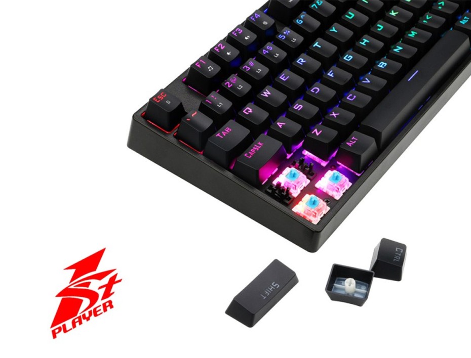 TECLADO 1STPLAYER GAMING FIRE DANCING | LED - RGB (K5)