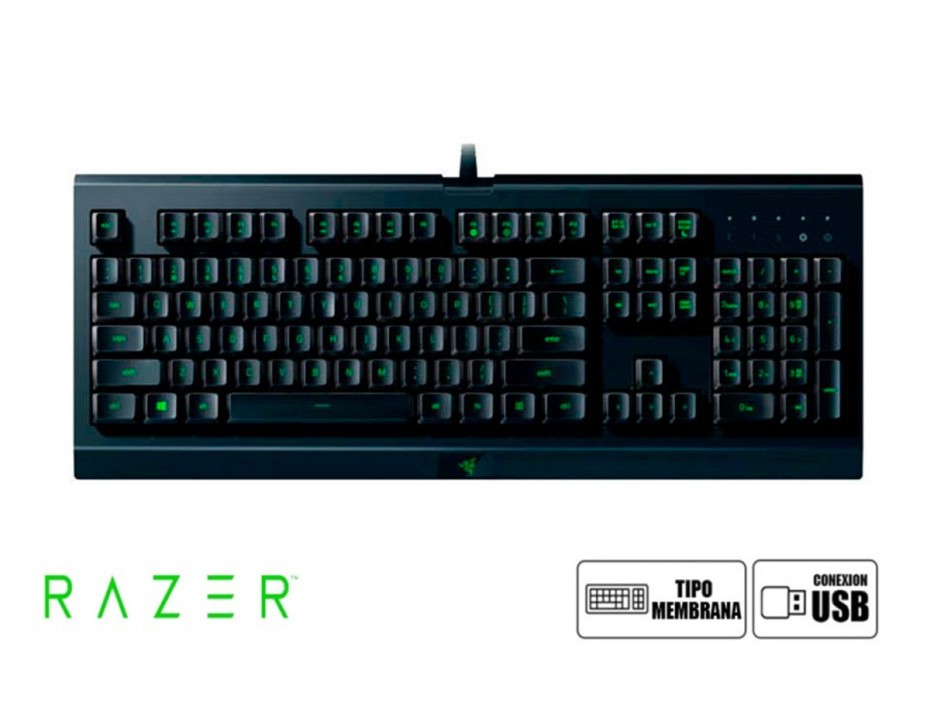 Combo 2 En Uno Razer Cynosa + Abyssus Lite (rz84-02740300-b311) Teclado, Mouse, 6400 Dpi