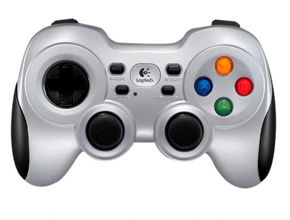 Gamepad Logitech Inalambrico F710, Efecto De VibraciÓn, Mando De DirecciÓn De Cuatro Conmutadores, Color Blanco (940-000117)