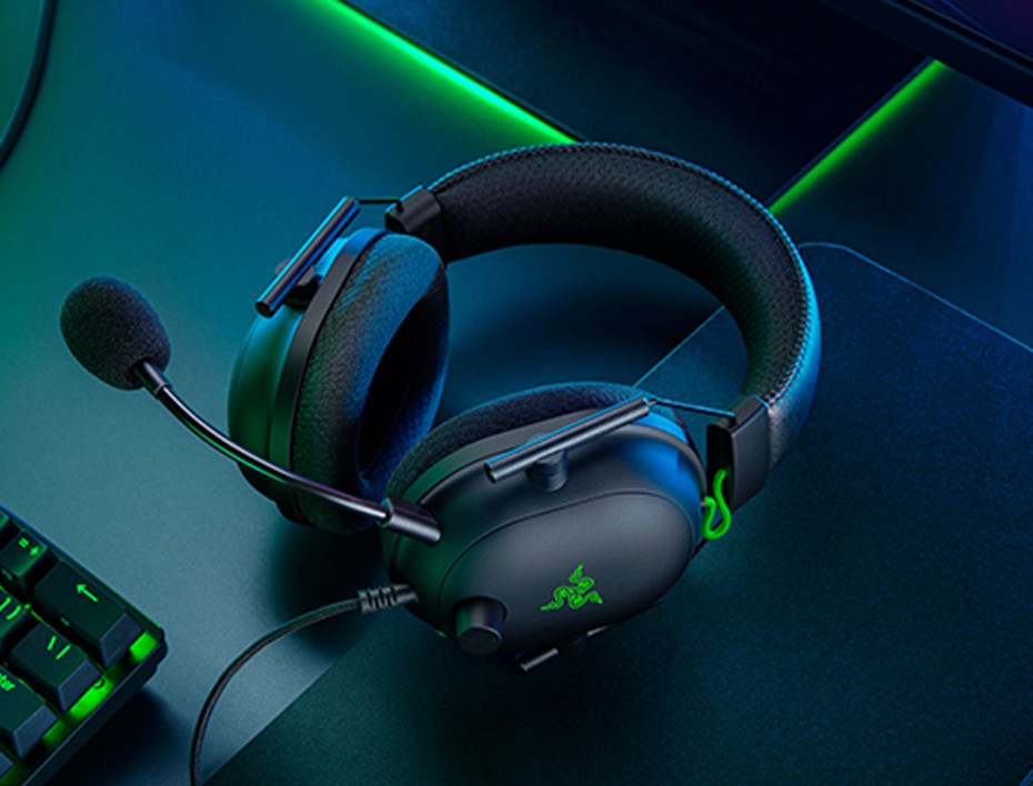 Auricular Razer Blackshark V2 Gaming (rz04-03230100-r3u1) Con Microfono, Interfaz Jack 3.5 Mm, Negro