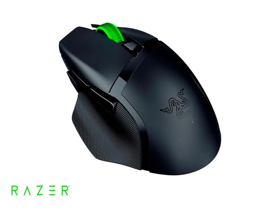 Mouse Inalambrico Razer Basilisk V3 X Hyperspeed Gaming (rz01-04870100-r3u1) 18.000 Botones, 7 Botones, Receptor Usb, Bt, Rgb, Negro