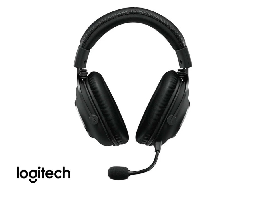 Auricular Logitech G Pro X Gaming Inalambrico (981-000906) Con Microfono, Negro