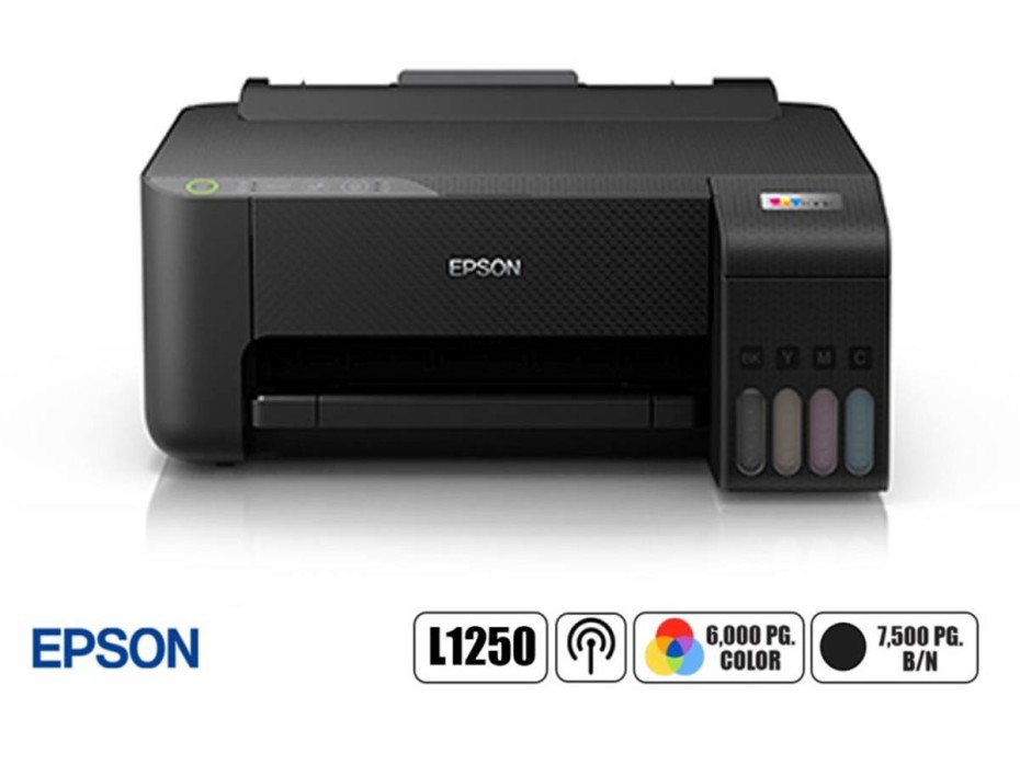 Impresora Epson Ecotank L1250, C/ Tanque De Tinta Continua Y Wifi (l1250)