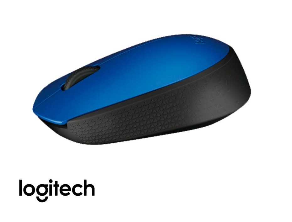 Mouse Inalambrico Logitech M170 (910-004800) Hasta 1000 Dpi, Receptor Usb, 3 Botones, Azul