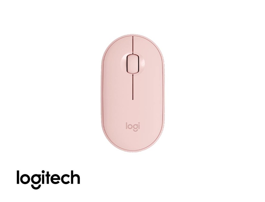 Combo 2 En Uno Logitech Inalambrico Mk470, Teclado Concavas, Color Rosa (920-011312)