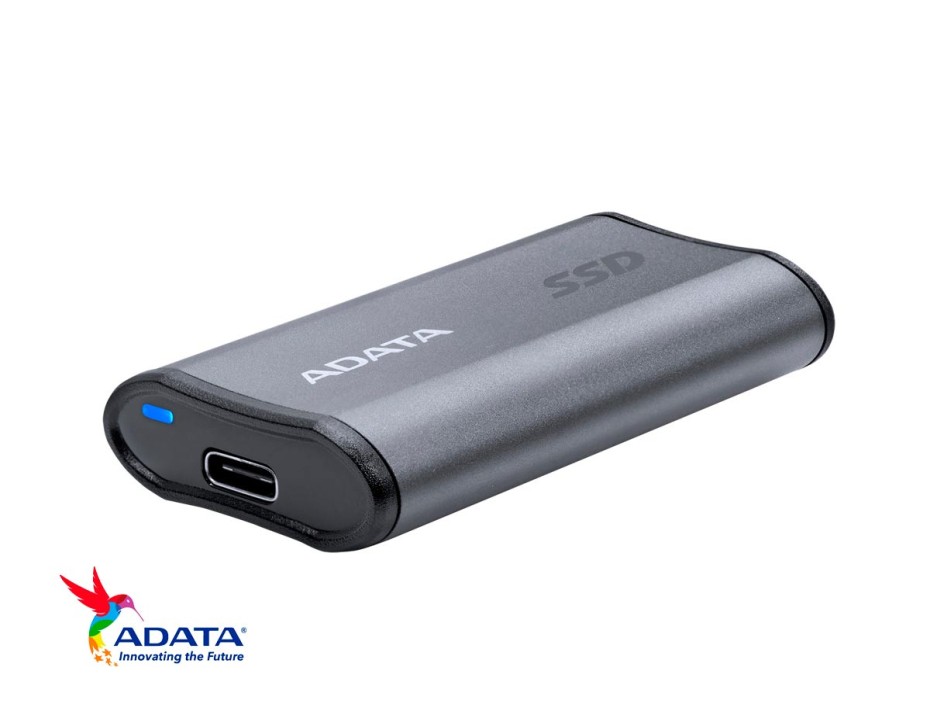 Disco Solido Externo Adata 1tb Se880 (aeli-se880-1tcgy) Unidad De Almacenamiento Portalbe, Usb 3.2, Negro