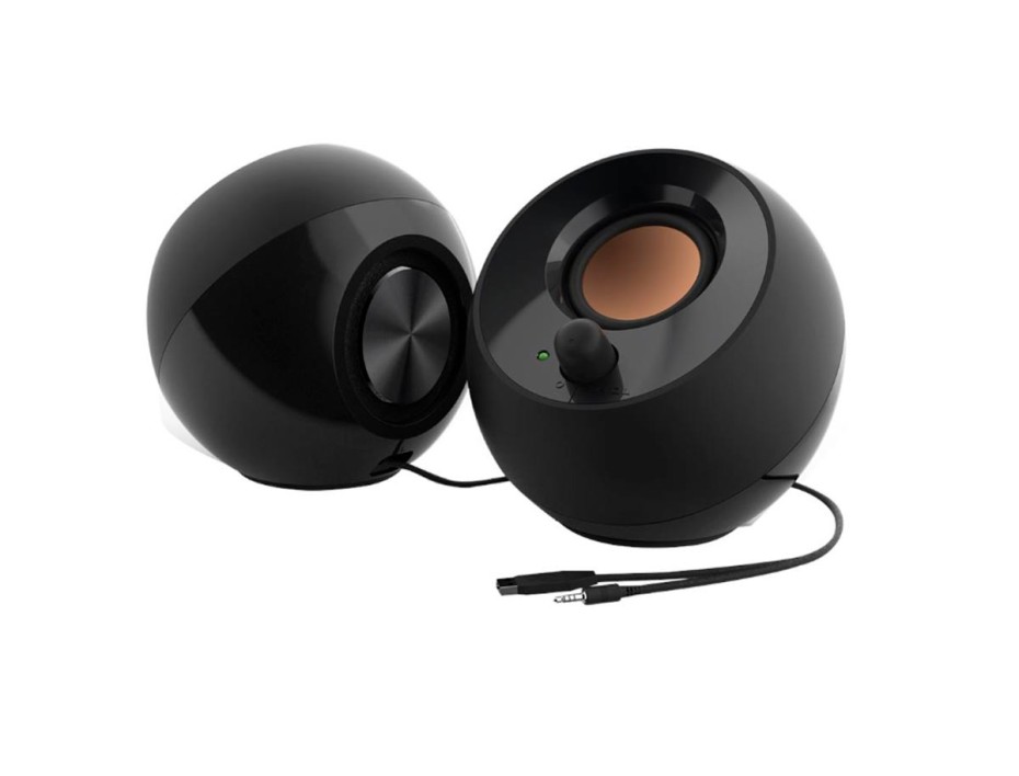 Parlante Creative Pebble 4.4 Watts (51mf1680aa000) Interfaz Usb, Frecuencia 100 Hz -17000 Khz, Negro