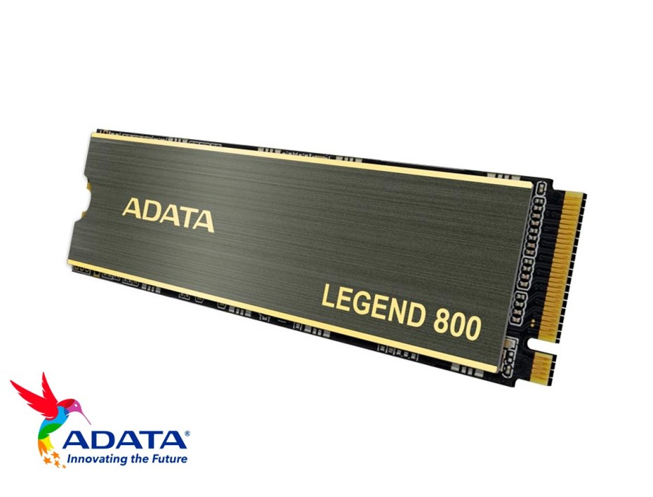 Unidad De Almacenamiento Ssd M.2 Pcie Adata 500gb Nvme Legend 800, 2280 (aleg-800-500gcs) 3500mb/s