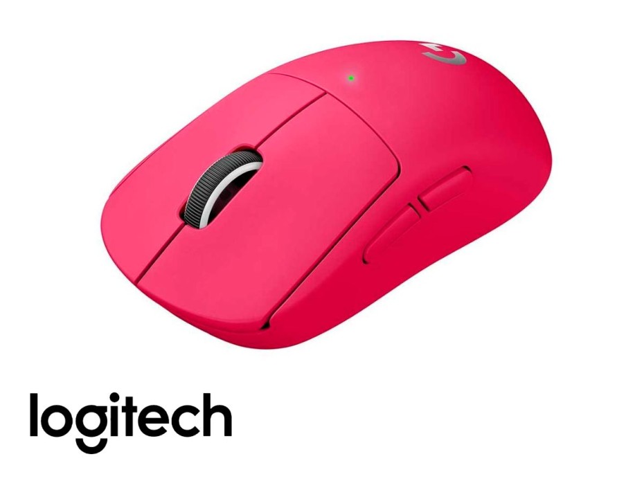 Mouse Inalambrico Logitech G Pro X Superlight 2 Gaming (910-006795) Hasta 44.000 Dpi, Receptor Usb, 5 Botones, Magenta