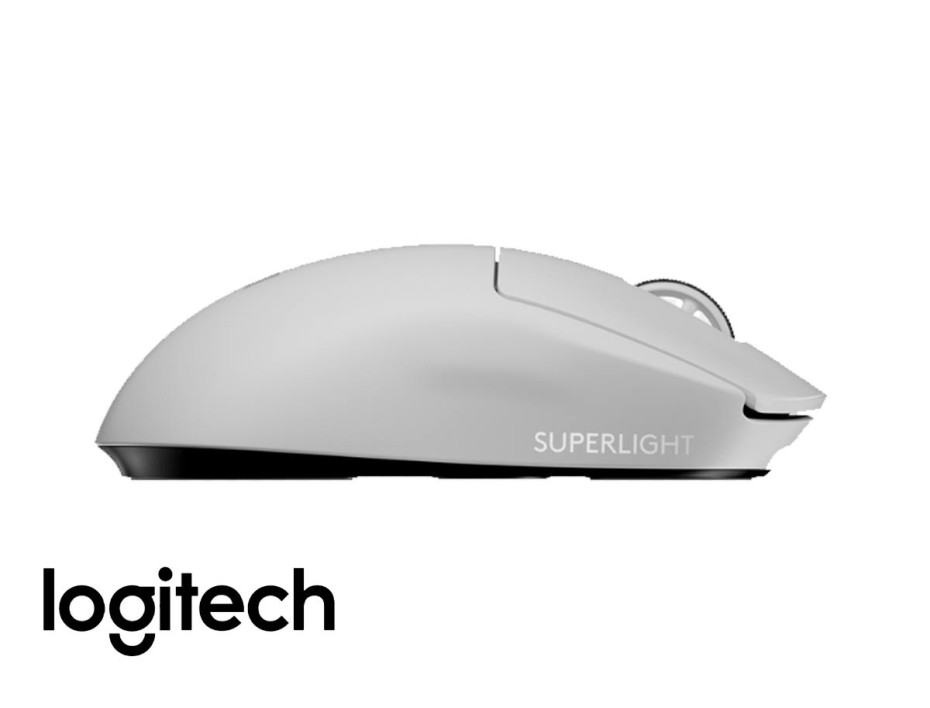 Mouse Inalambrico Logitech G Pro X Superlight 2 Gaming (910-006636) Hasta 44.000 Dpi, Receptor Usb, 5 Botones, Blanco