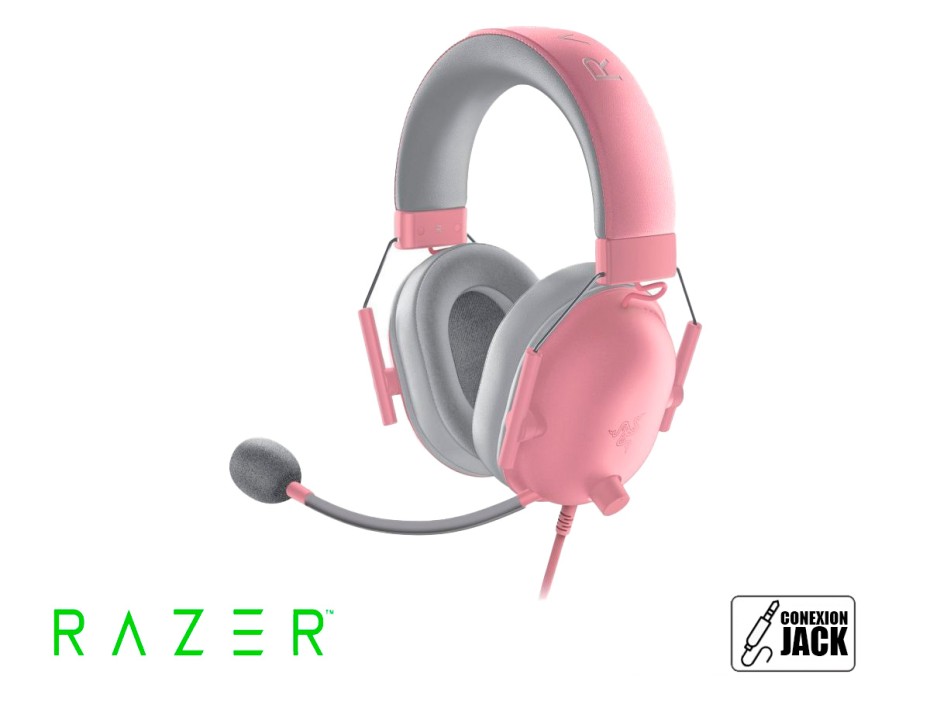 Auricular Razer Blackshark V2 X Quartz Edition Gaming (rz04-03240800-r3u1) Con Microfono, Rosado