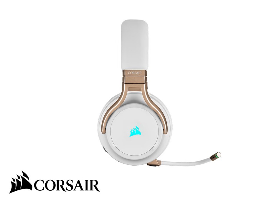 AURICULAR INALAMBRICO CORSAIR VIRTUOSO RGB GAMING | PERLA (CA-9011224-NA)