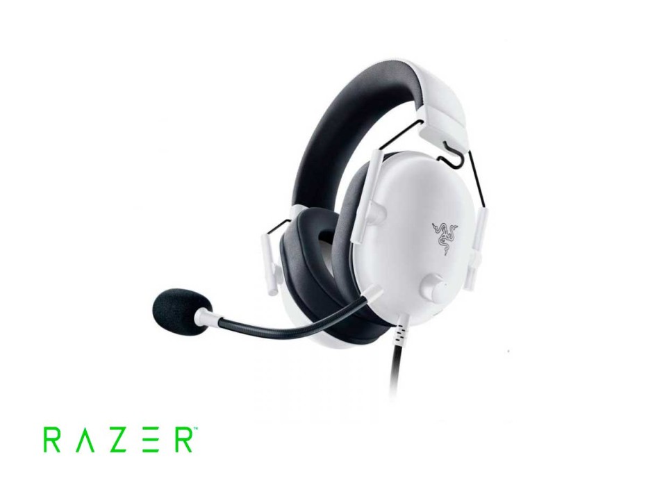 Auricular Razer Blackshark V2 X Gaming (rz04-03240700-r3u1) Interfaz Jack 3.5 Mm, Blanco