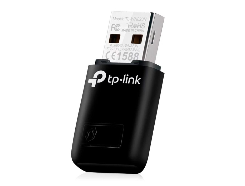 Adaptador Usb Inalambrico Nano Tp-link Tl-wn823n Wi-fi 300 Mbps