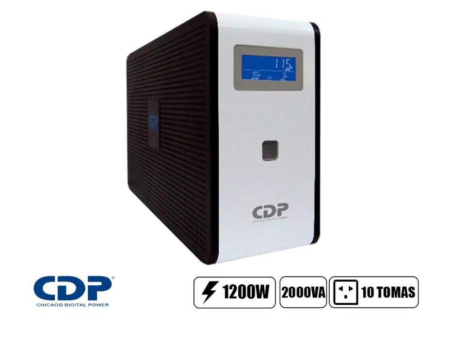 Ups Cdp R-smart 2010i Interactivo, 2000va / 1200w / 220v (r-smart2010i)