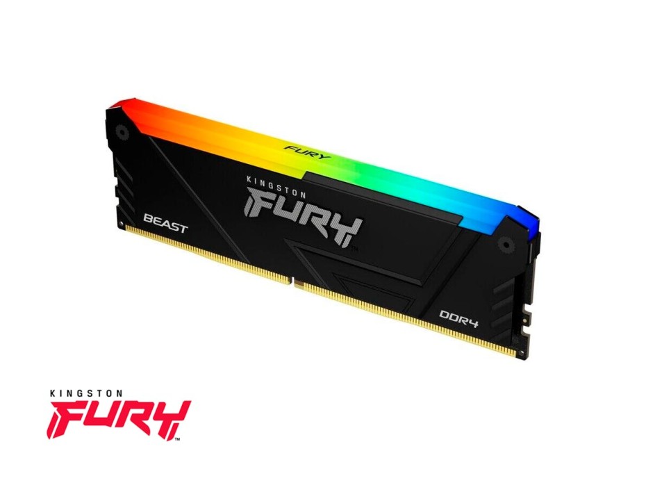 Memoria Ram Kingston Fury Ddr4 32gb Beast (kf436c18bb2a/32) 3600 Mhz, Rgb