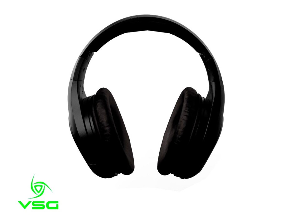 Auricular Inalambrico Vsg Gaming Gravity (vg-wh807-blk) Con Microfono, Interfaz Usb, Rgb, Negro