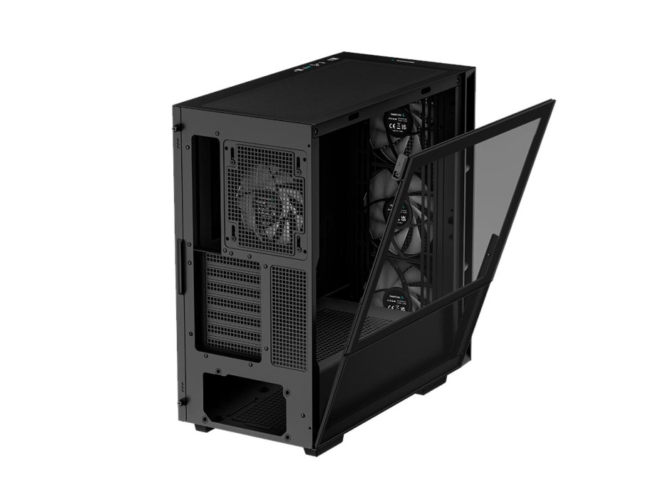 Case Deepcool Ch560 S/fuente(r-ch560-bkape4-g-1) Panel De Vidrio, 4 Ventiladores, Led Argb, Negro