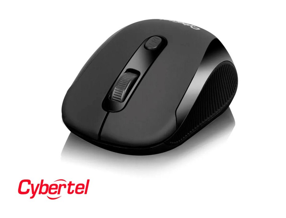 Mouse Inalambrico Cybertel Vortek Cyb M207 (cyb M207) Hasta 1000 Dpi, Receptor Usb, Negro