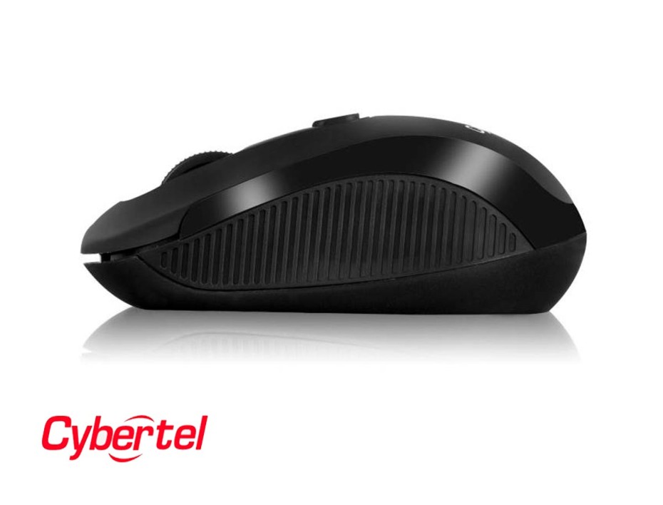 Mouse Inalambrico Cybertel Vortek Cyb M207 (cyb M207) Hasta 1000 Dpi, Receptor Usb, Negro