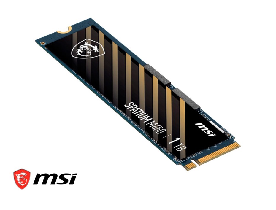 Unidad De Almacenamiento Ssd M.2 Pcie Msi 1tb Nvme Spatium M450, 2280 (sm450n100) 3600mb/s