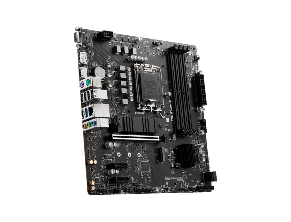 Placa Madre Msi B760m-p Pro (pro B760m-p Ddr5) Socket Lga 1700, Ram Ddr5 Buss 6800oc Mhz, 14va, 13va, 12va Gen