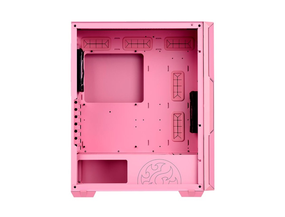 Case Xpg Starker Air Pink S/fuente (xpgstarkerpink) Panel De Vidrio, 2 Ventiladores, Led Argb, Rosado