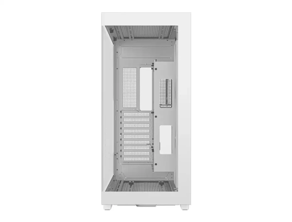 Case Deepcool Ch780 Wh S/fuente (r-ch780-bkade41-g-1) Paneles De Vidrio, 3 Ventiladores, Led Argb, Blanco