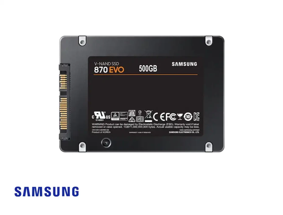 Unidad De Almacenamiento Ssd Sata 2.5 Samsung 500gb 870 Evo (mz-77e500e) 560mb/s