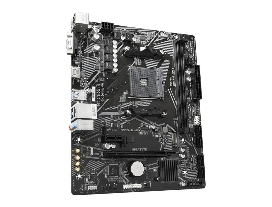 Placa Madre Gigabyte A520m K V2 (a520m K V2) Socket Am4, Ram Ddr4 Buss 5100oc Mhz