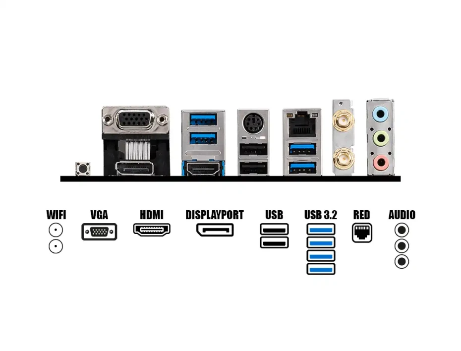 Placa Madre Msi B550m Pro-vdh Wifi (911-7c95-056) Socket Am4, Ram Ddr4 Buss 4400oc Mhz, Wifi