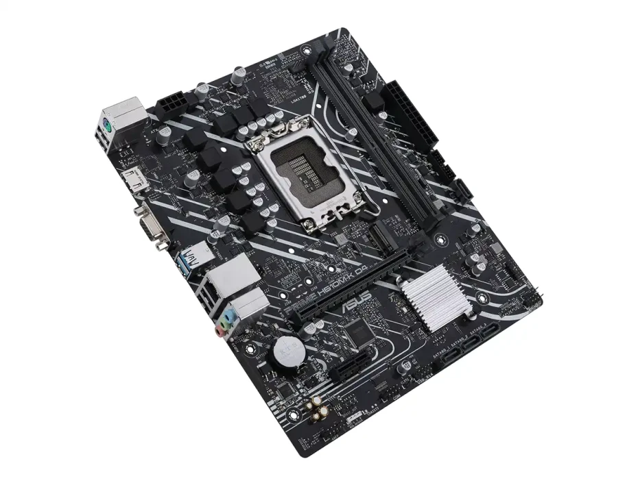 Placa Madre Asus Prime H610m-k D4 (90mb1a10-m0eay0) Socket Lga 1700, Ram Ddr4 Buss 3200mhz, 13va, 12va Gen