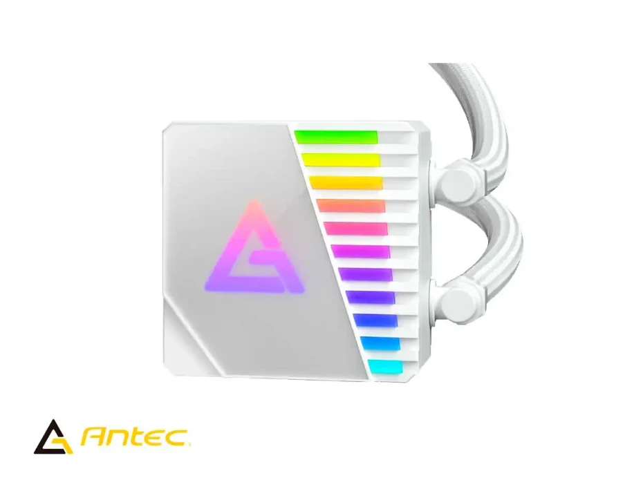 Sistema De Enfriamiento Liquido Antec Symphony 360 White Argb (0-761345-74042-5) 3 Ventiladores, 360mm, Led Argb