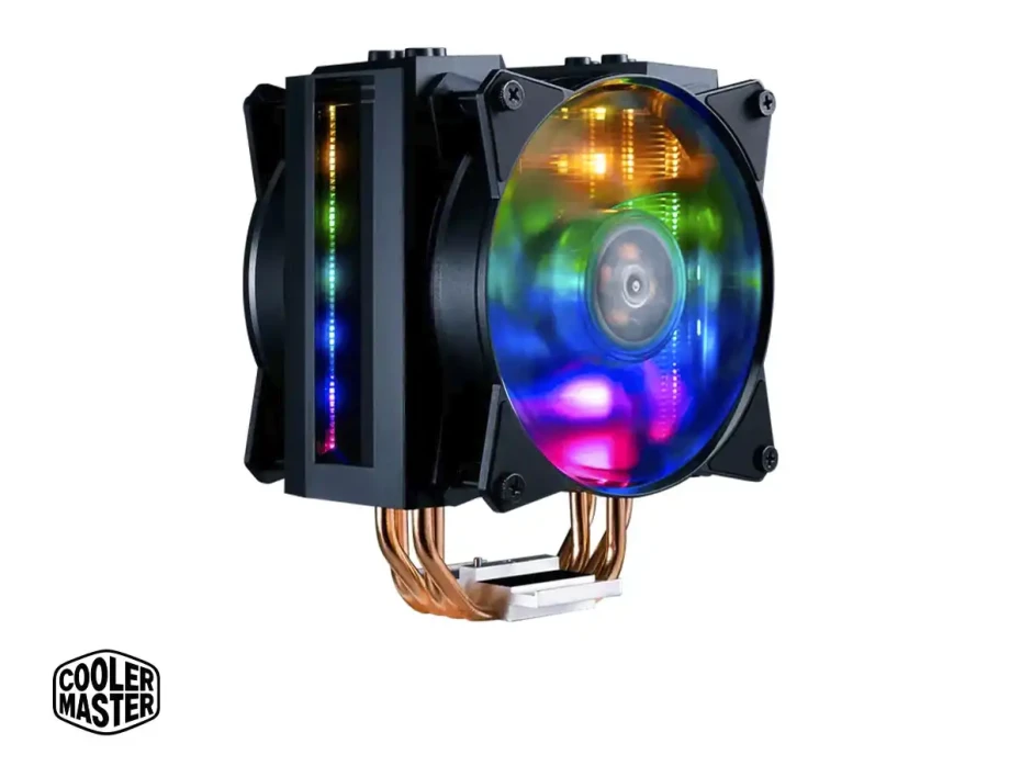 Cooler Para Procesador Cooler Master Masterair Ma410m (mam-t4pn-218pc-r1) 2 Ventiladores, Led Rgb