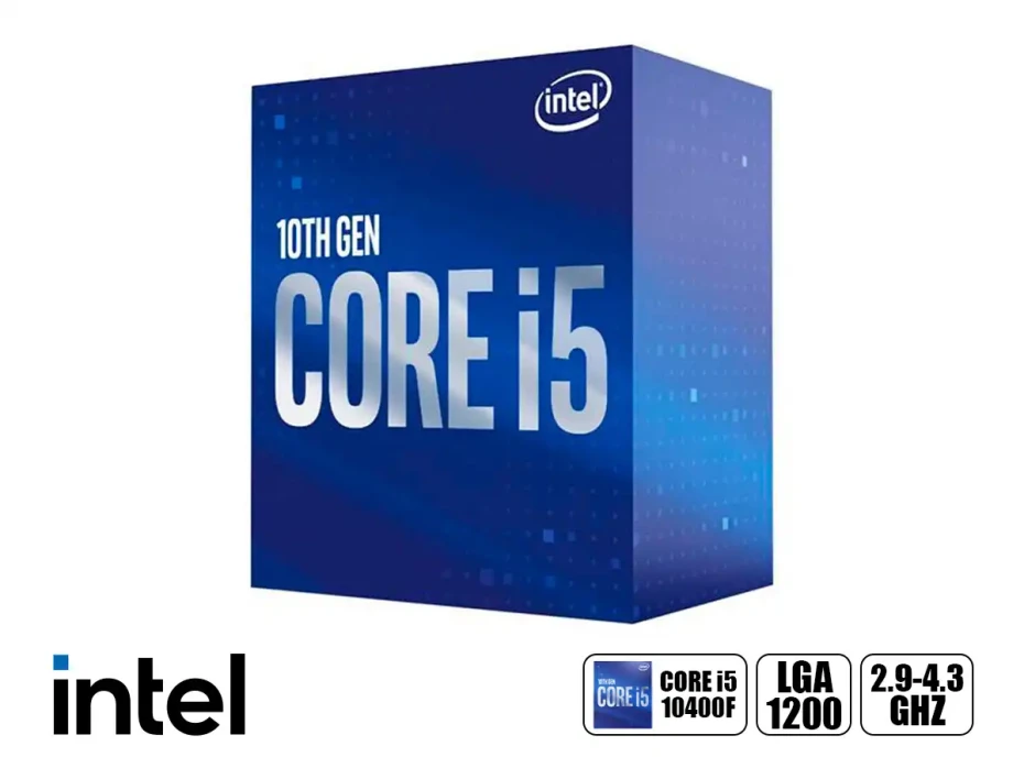 Procesador Intel Core I5 10400f 2.9ghz Hasta 4.30 Ghz 12mb (bx8070110400f) Lga 1200, 6 Nucleos