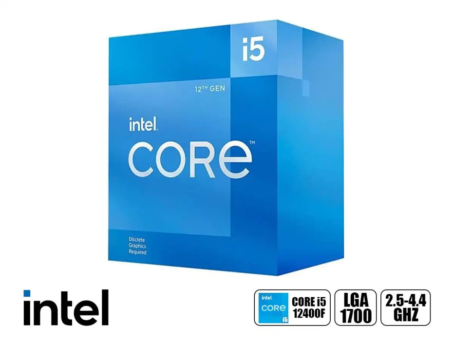 Procesador  Intel Core I5 12400f 2.5ghz Hasta 4.4ghz 18mb (bx8071512400f) Lga 1700, 6 Nucleos, S/ Grafica