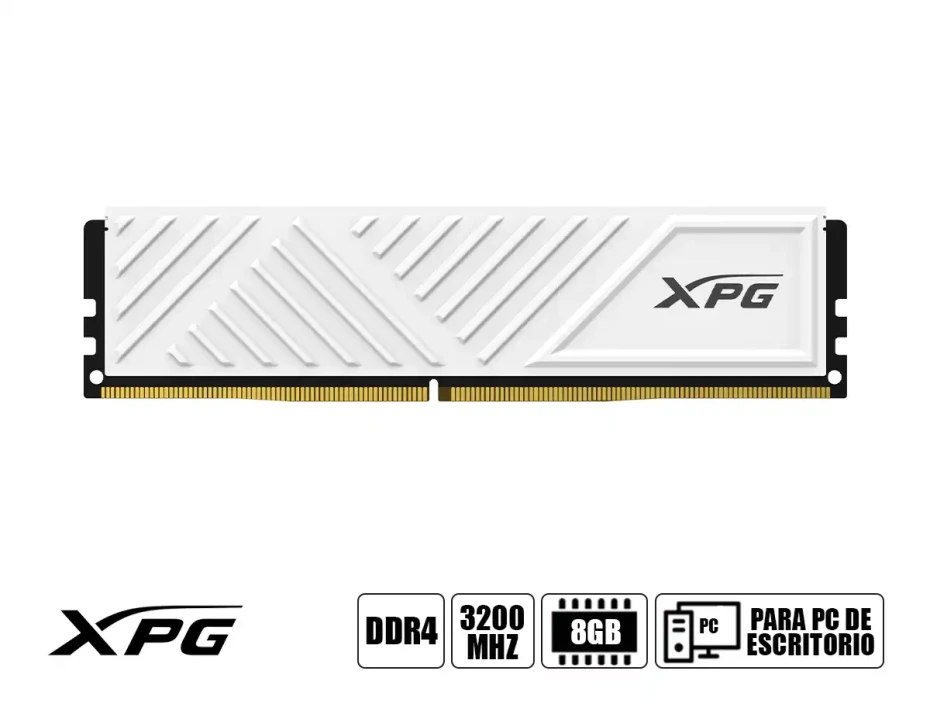 Memoria Ram Xpg Ddr4 8gb Gammix D35 (ax4u32008g16a-swhd35) 3200 Mhz, Blanco