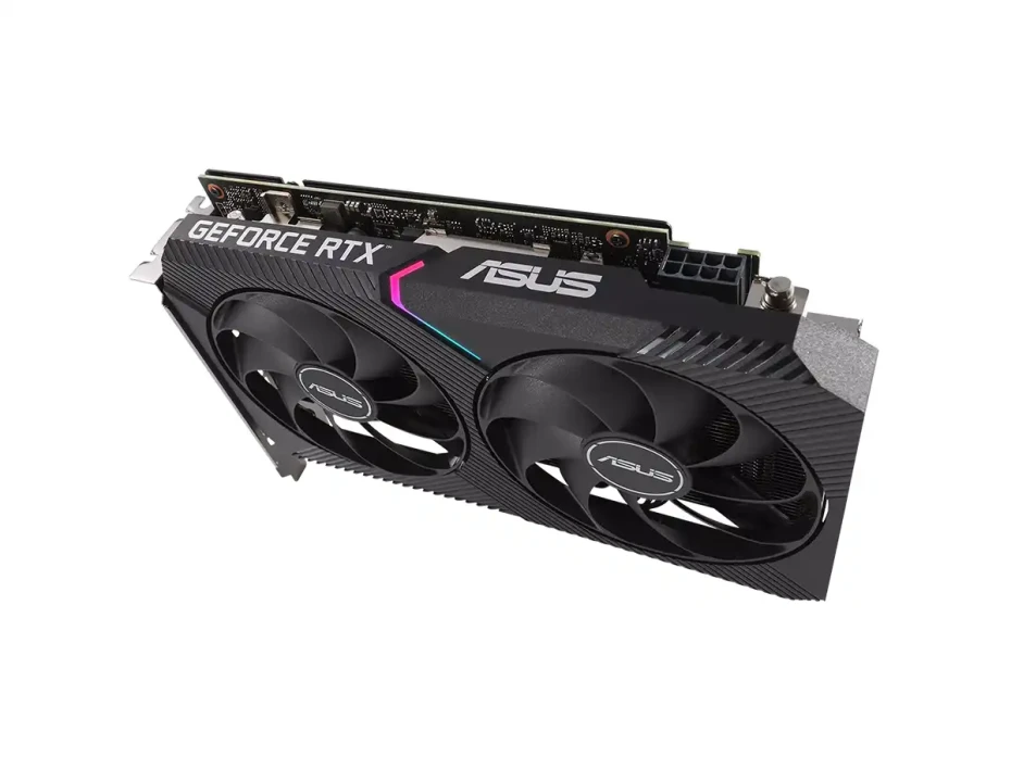 Tarjeta De Video Asus Rtx 3060 Dual Oc 12gb Gddr6 (90yv0gb2-mvaa10) Geforce Nvidia 192 Bits, 2 Ventiladores